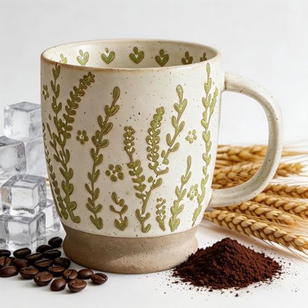 Handmade Ceramic Mug - 18 oz Coffee Mug Gift for