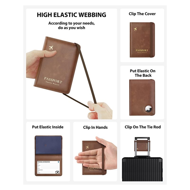 ABRT-Passport Holder With RFID - Leather Passport Cover review and price