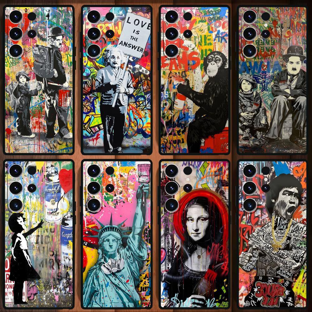Banksy Graffiti Art  Phone Cas - Samsung Galaxy S25 review and price
