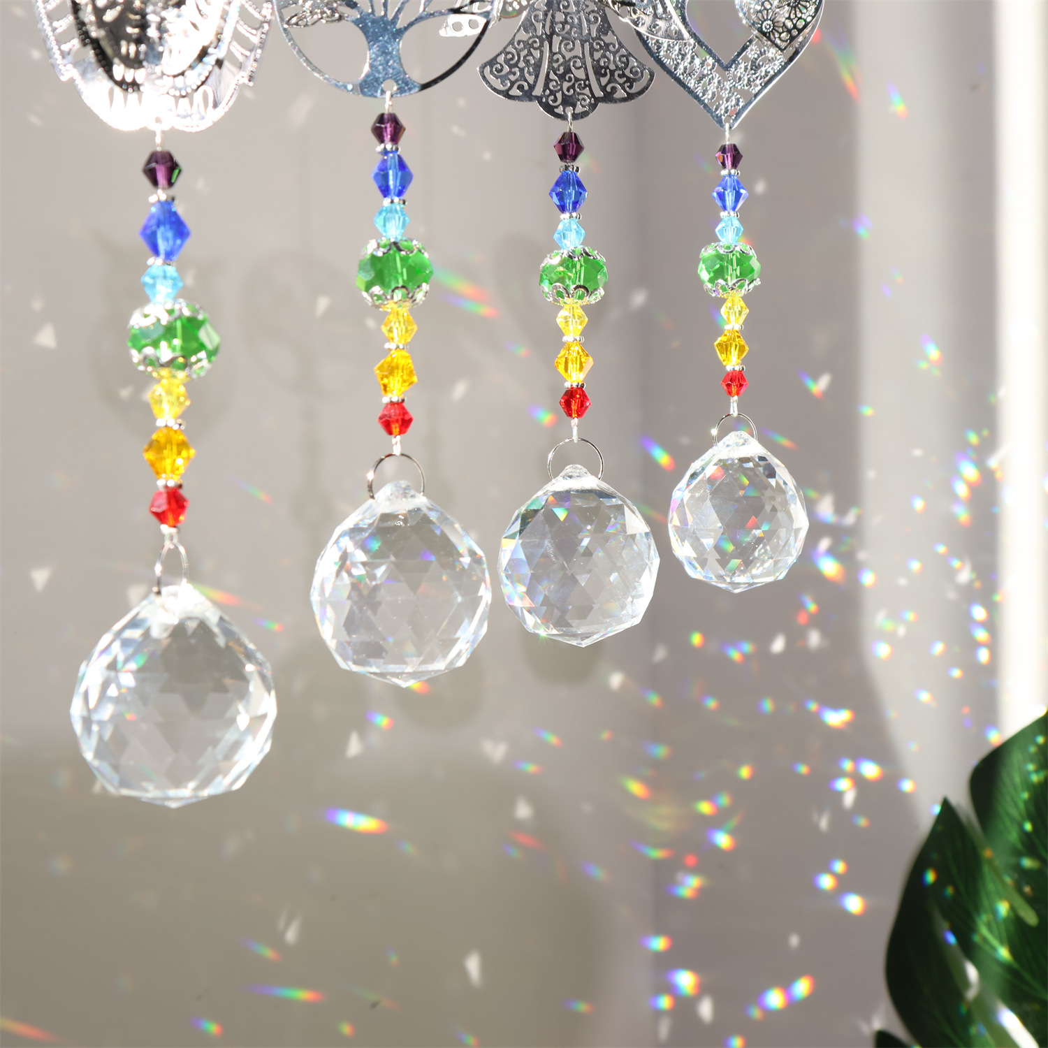 Crystal Sun Catcher Metal Piec - Crystal Ball Decor review and price