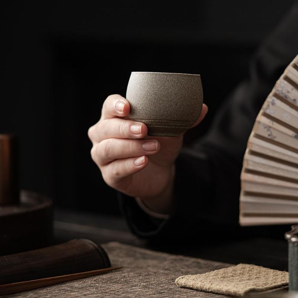 Kung Fu Tea Set Japanese Stone - Handmade Ceramic Mug review and price