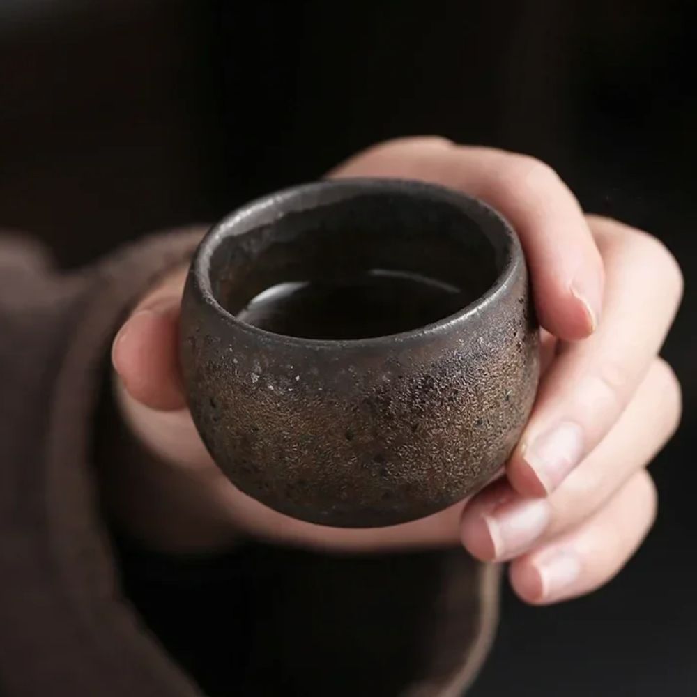 Kung Fu Tea Set Japanese Stone - Handmade Ceramic Mug review and price