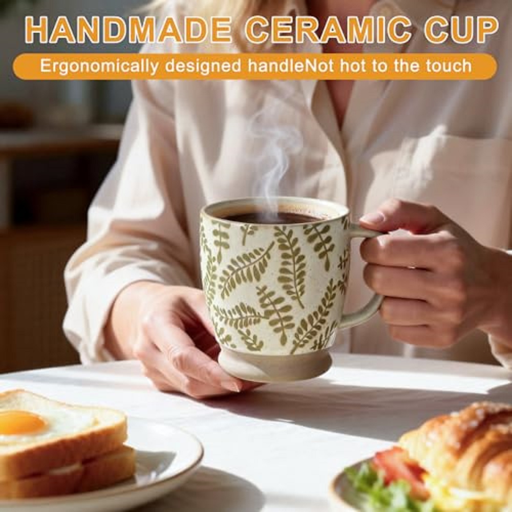 18 oz Coffee Mug Gift for Wome - Handmade Ceramic Mug review and price