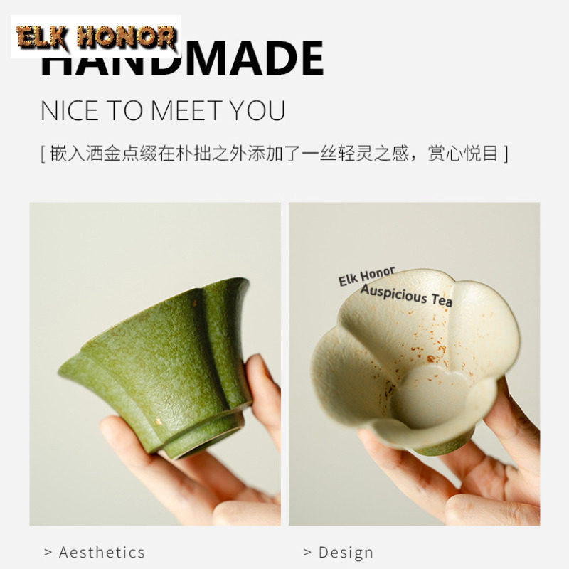 60ml Green Tangerine Sprinkled - Handmade Ceramic Mug review and price