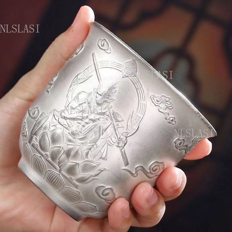 Silver Inner Pot Kung Fu Ceram - Handmade Ceramic Mug review and price