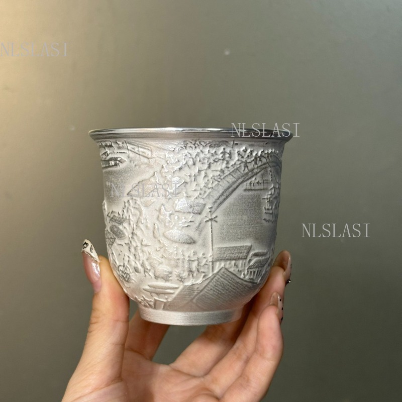 Silver Inner Pot Kung Fu Ceram - Handmade Ceramic Mug review and price