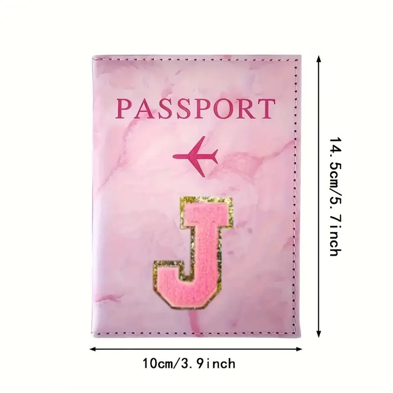 Pink PU Leather Passport Holde - Leather Passport Cover review and price