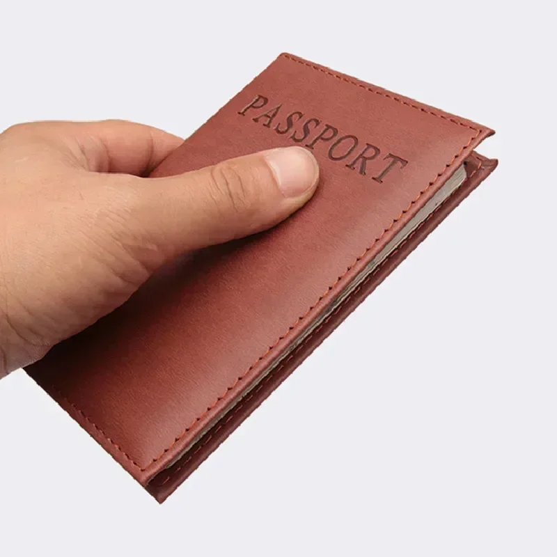 High Quality English PU Leathe - Leather Passport Cover review and price