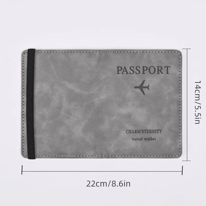 Men PU Leather Wallet Travel P - Leather Passport Cover review and price
