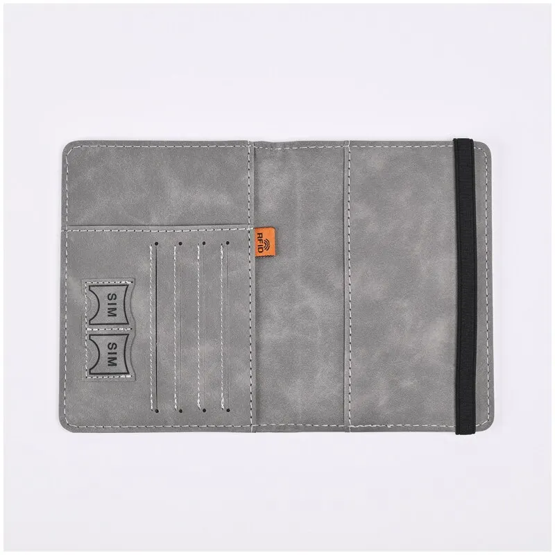 Men PU Leather Wallet Travel P - Leather Passport Cover review and price