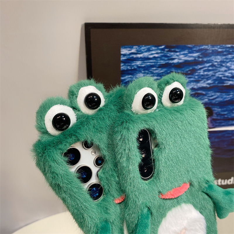 Plush Frog Phone Case, Cute Gr - Samsung Galaxy S25 review and price